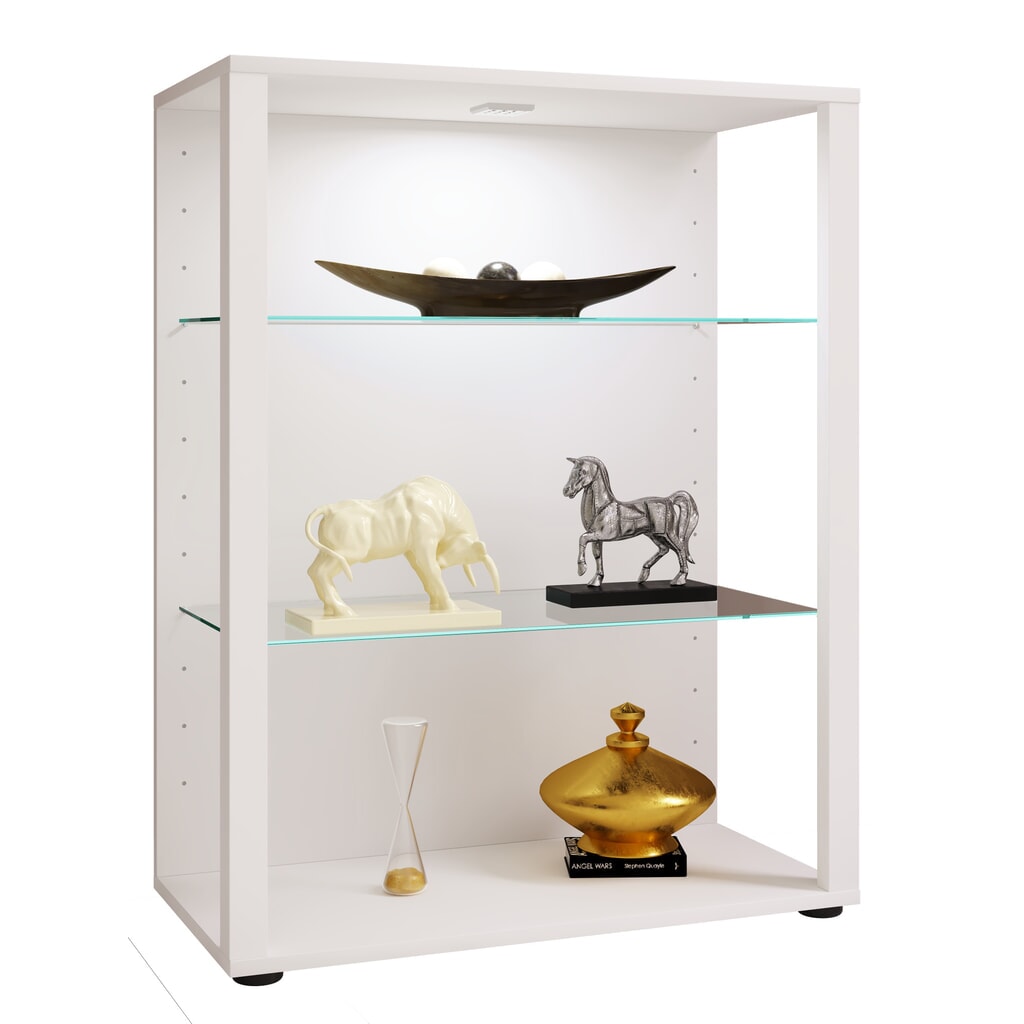 Vitrine VCM Glasol XL, blanche Illustration du produit: Vitrine VCM Glasol XL, blanche