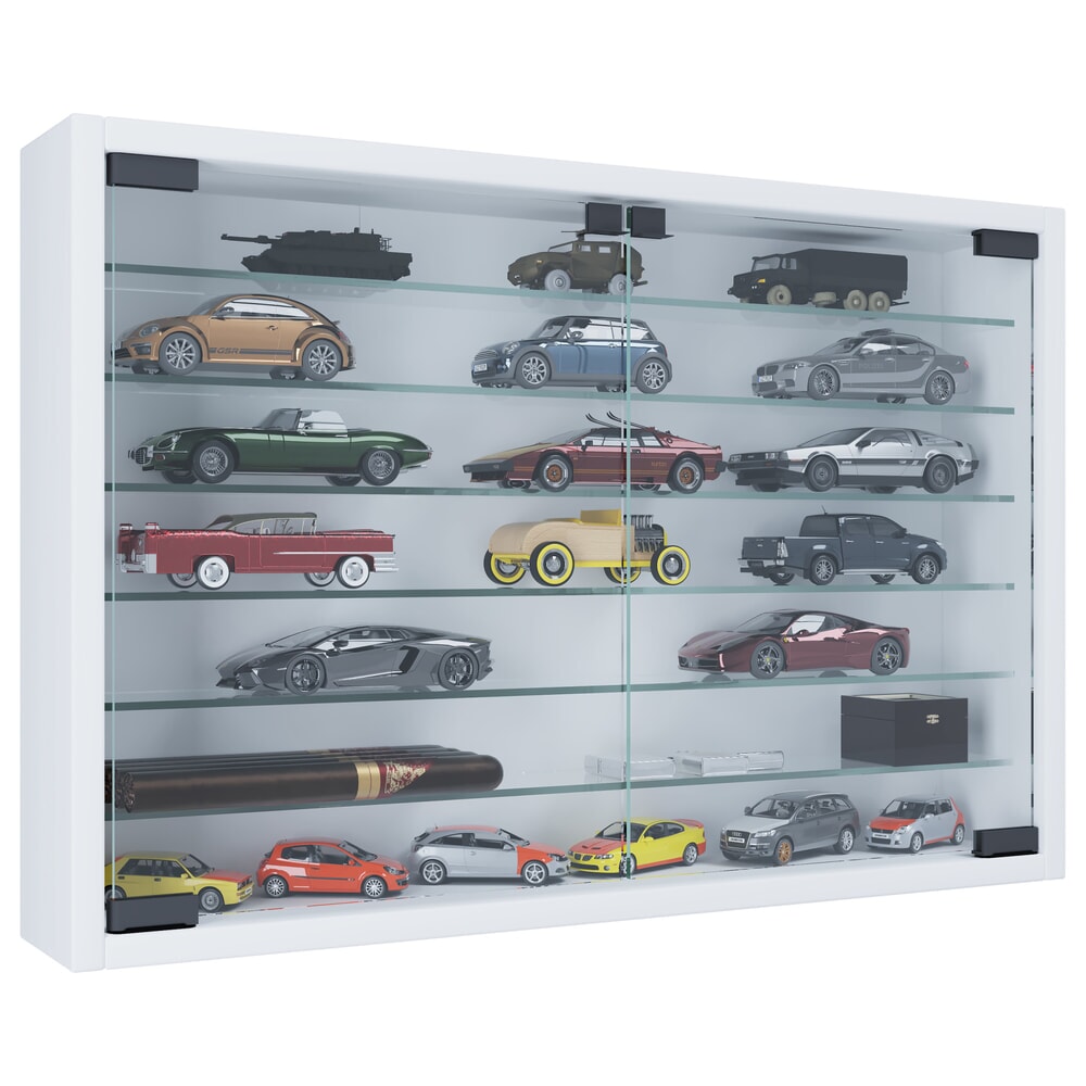 Illustration du produit: Vitrine VCM Mandosa XL, blanche