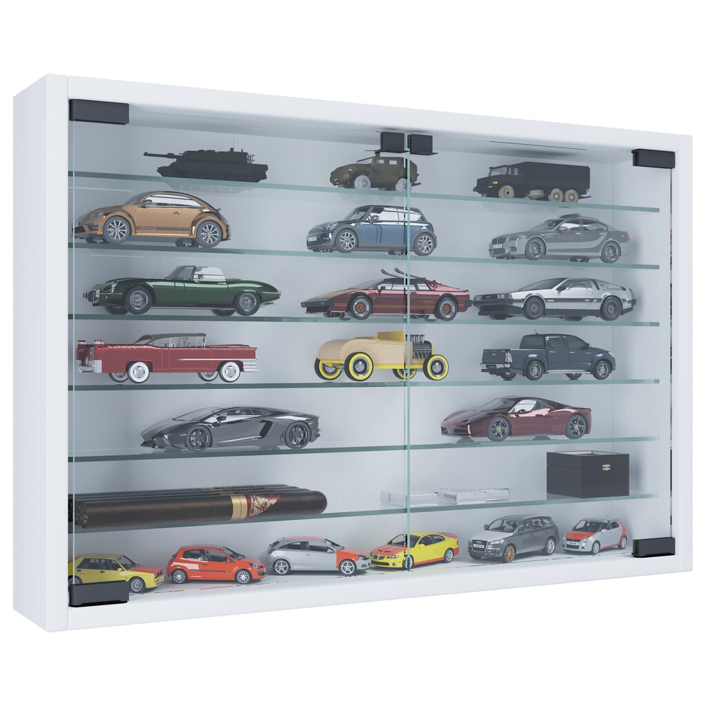 Vitrine VCM Mandosa XL, blanche Illustration du produit: Vitrine VCM Mandosa XL, blanche