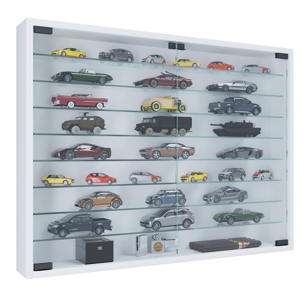 Vitrine VCM Mandosa XXL, blanche Illustration du produit: Vitrine VCM Mandosa XXL, blanche