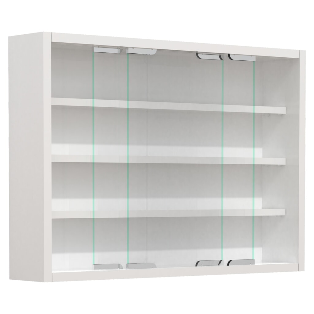 Vitrine murale VCM Agisa M, blanche N° de l'image du produit 4 : Vitrine murale VCM Agisa M, blanche