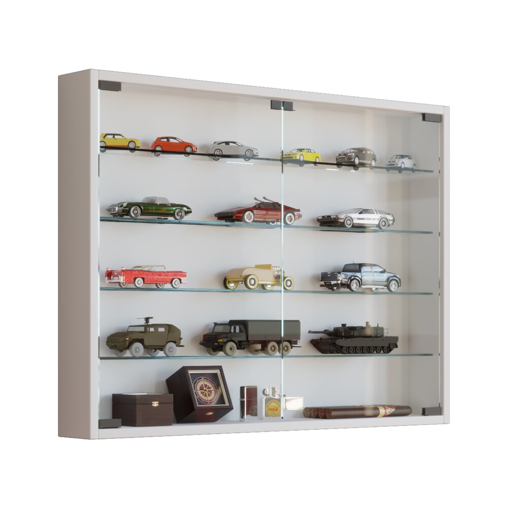 Illustration du produit: Vitrine murale VCM Mandosa L, blanche