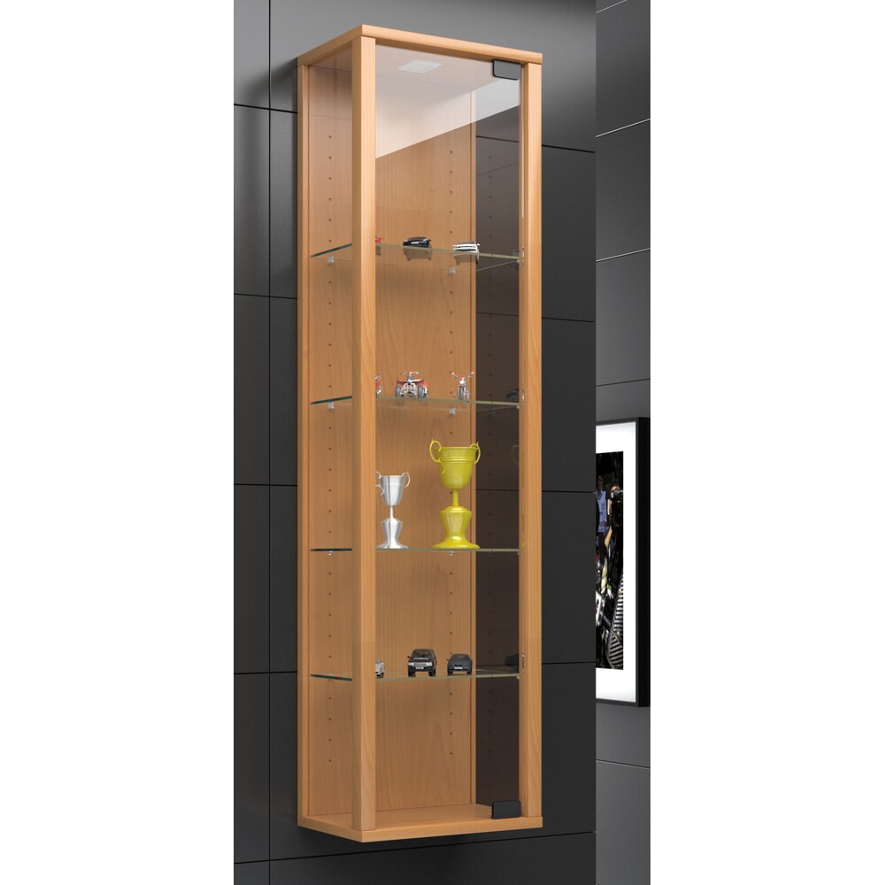 N° de l'image du produit 2 : Vitrine murale VCM Stano Mini, hêtre