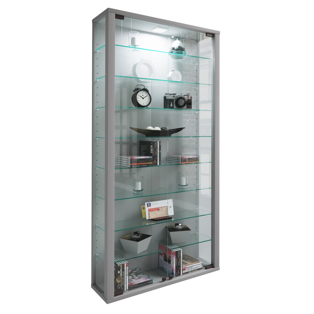 Illustration du produit: Vitrine murale VCM Vitrosa Maxi, argent