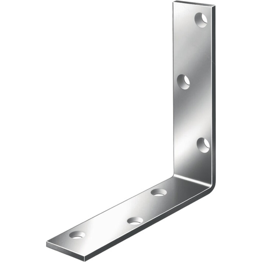 Illustration du produit: VORMANN Balkenwinkel, stark Stahl, L100x100 mmmm Breite 40 mm, blau verzinkt Stärke 5 mm