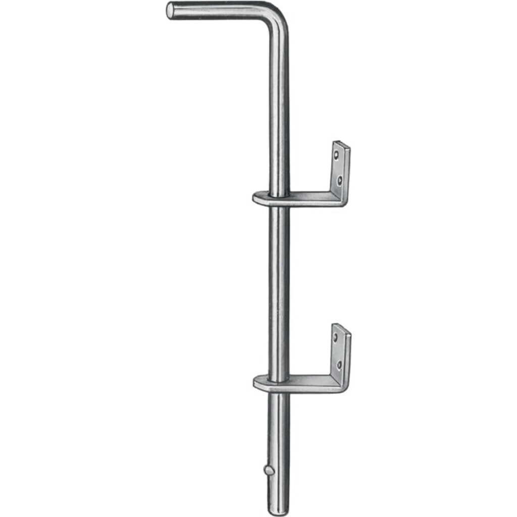 Illustration du produit: VORMANN Bodenschieber, Stahl blau verzinkt, L400xS16mm