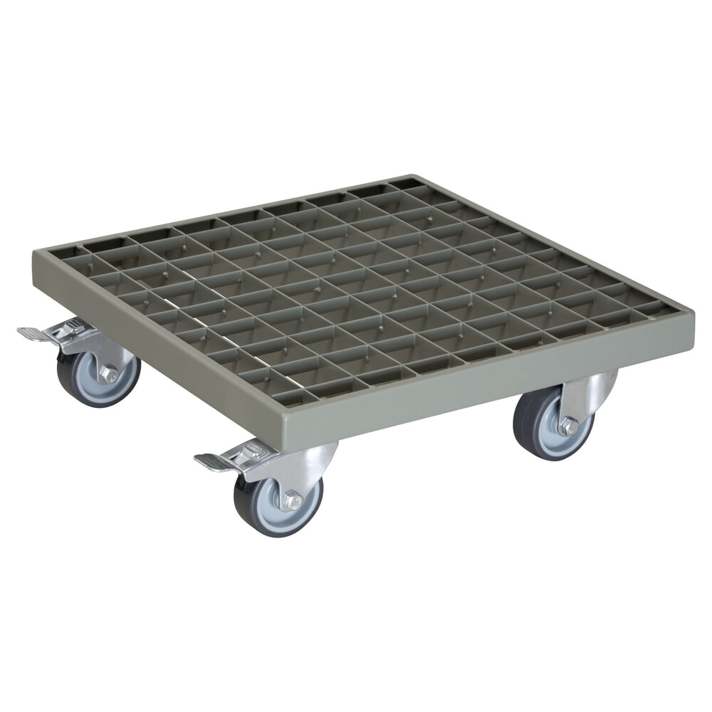 N° de l'image du produit 1 : WAGNER Rouleur pour plantes INDUSTRIAL STYLE - 29 x 29 x 9,5 cm, capacité de charge 200 kg