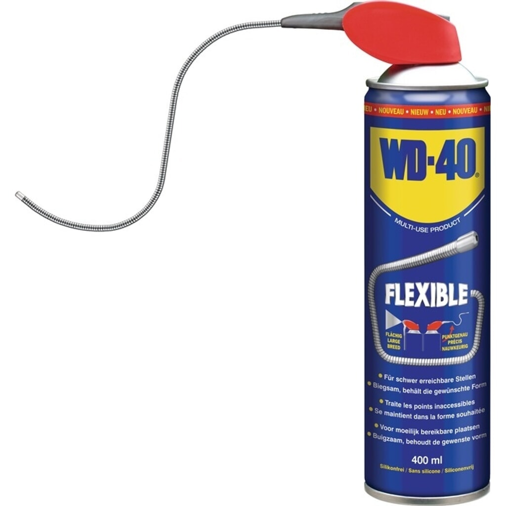 WD-40 Produit multifonctions, 400 ml, bombe aérosol flexible Illustration du produit: WD-40 Produit multifonctions, 400 ml, bombe aérosol flexible