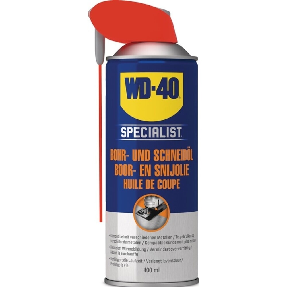 Illustration du produit: WD-40 SPECIALIST Huile de perçage / découpe, 400 ml, aérosol Smart Straw™