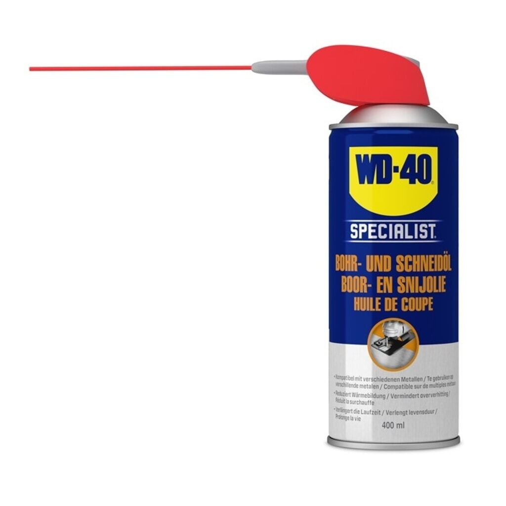 WD-40 SPECIALIST Huile de perçage / découpe, 400 ml, aérosol Smart Straw™ N° de l'image du produit 2 : WD-40 SPECIALIST Huile de perçage / découpe, 400 ml, aérosol Smart Straw™