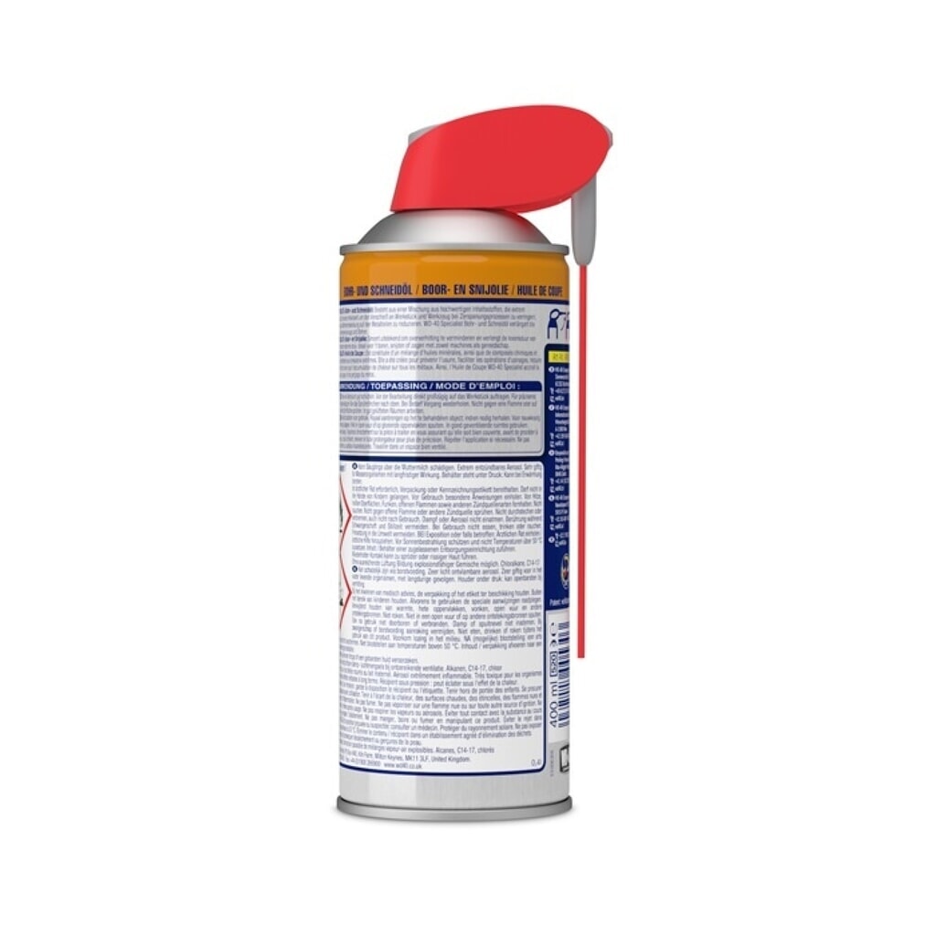 WD-40 SPECIALIST Huile de perçage / découpe, 400 ml, aérosol Smart Straw™ N° de l'image du produit 3 : WD-40 SPECIALIST Huile de perçage / découpe, 400 ml, aérosol Smart Straw™