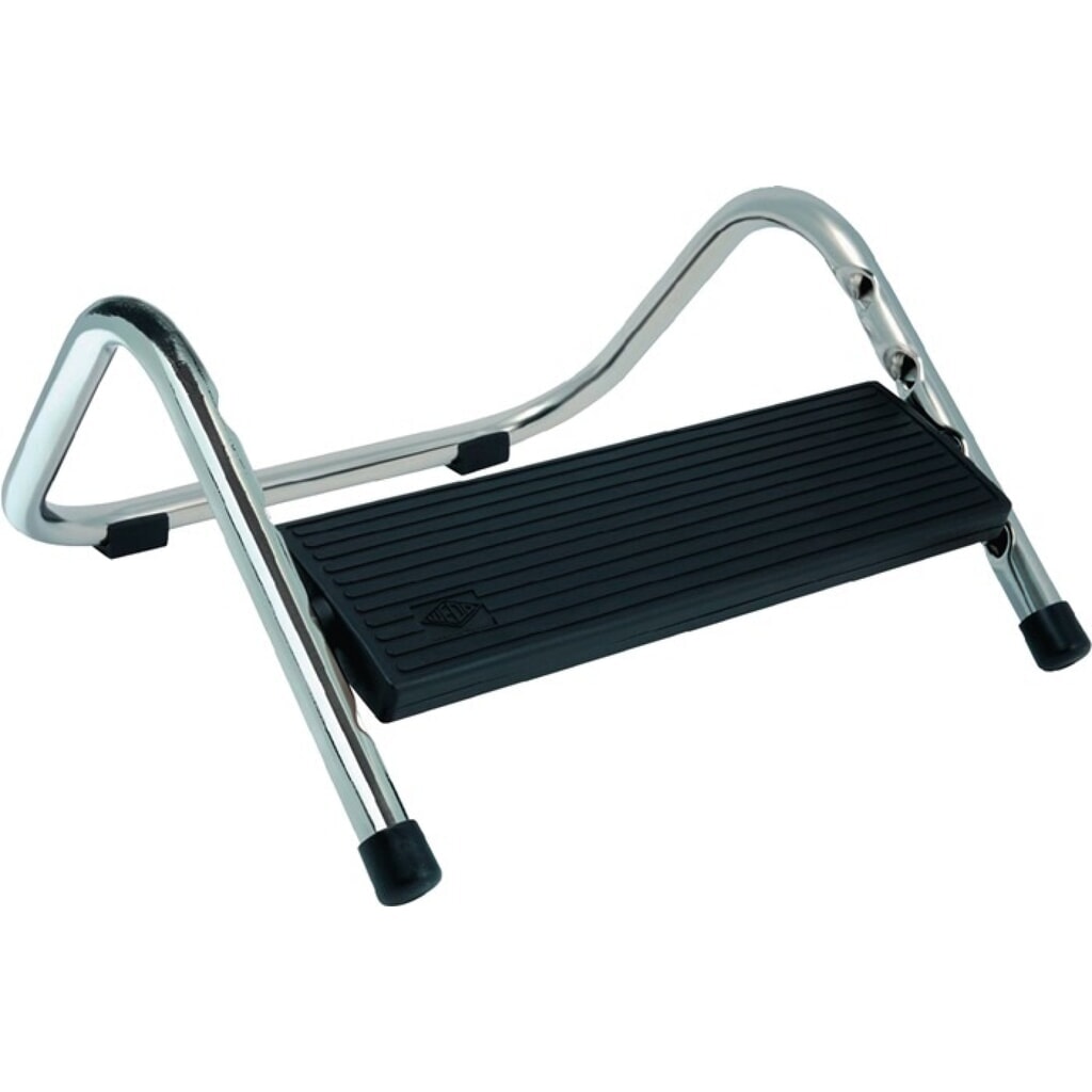 Illustration du produit: Repose-pieds WEDO®, réglage en hauteur 4 positions 60-145 mm, noir l 335 x P 345 x H 165 mm