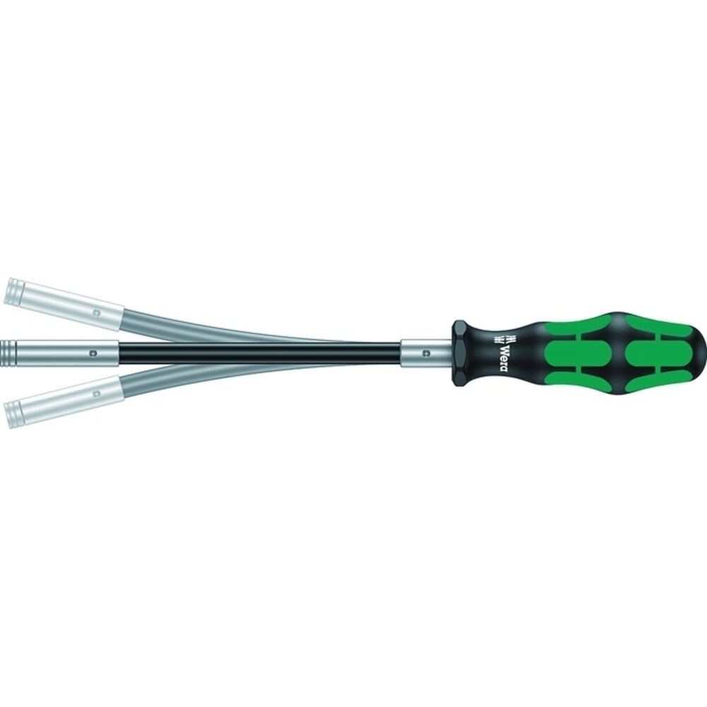 Illustration du produit: WERA Bithandhalter 393 S, Klingenlänge 173,5 mm, 1/4 ″ mit Magnet, Klinge flexibel 3-Komponentengriff