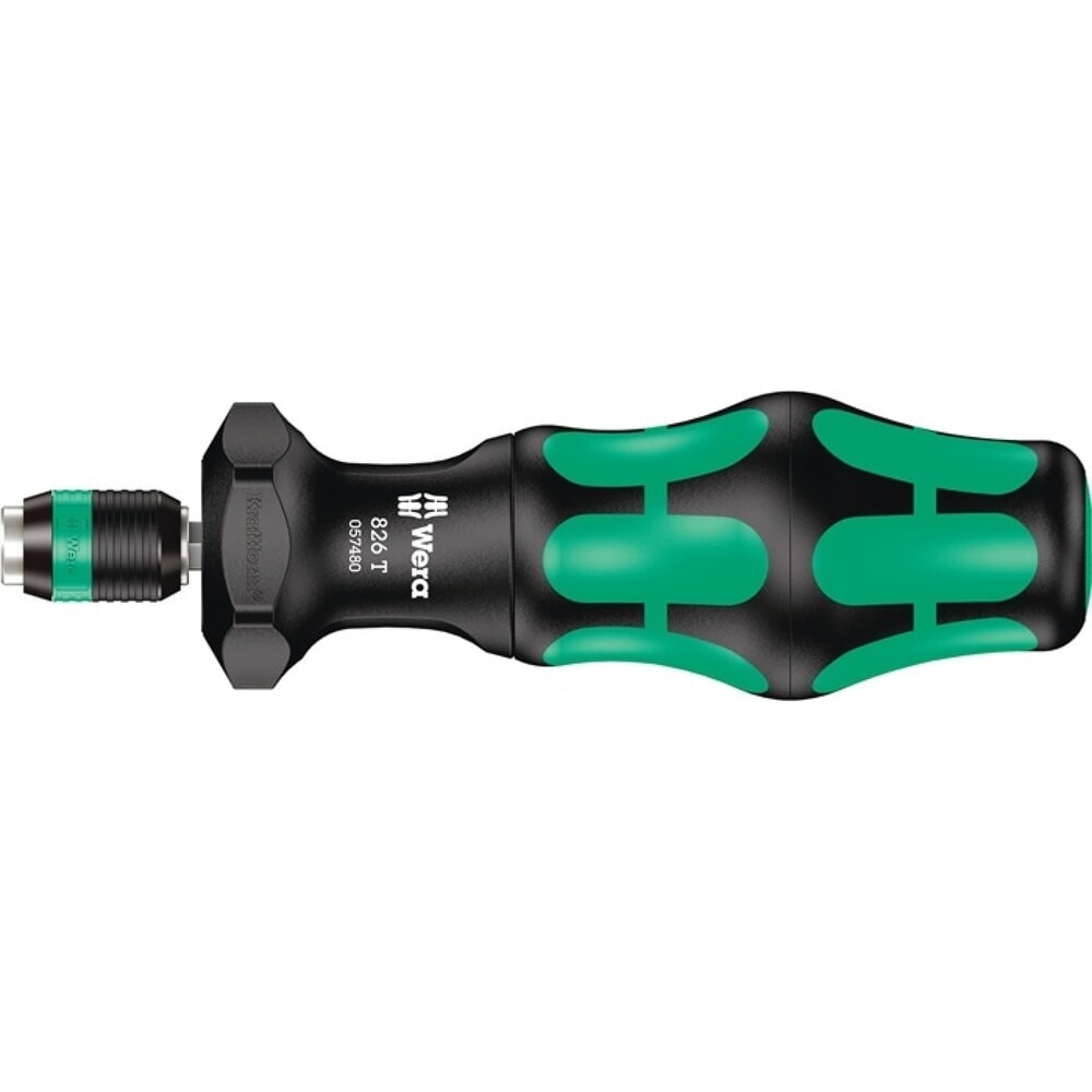 Illustration du produit: WERA Bithandhalter 826 T Kraftform Turbo, mit Schnellwechselfutter, 2-Komponentengriff