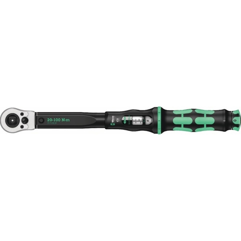 Illustration du produit: WERA Drehmomentschlüssel Click-Torque C 2 Push, 1/2 ″ 20 - 100 Nm