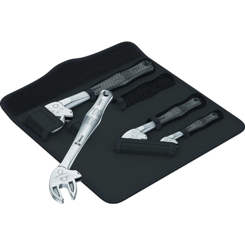 WERA Maulschlüsselsatz 6004 Joker 4 Set 1, 7-19 mm, selbstjustierend Illustration du produit: WERA Maulschlüsselsatz 6004 Joker 4 Set 1, 7-19 mm, selbstjustierend