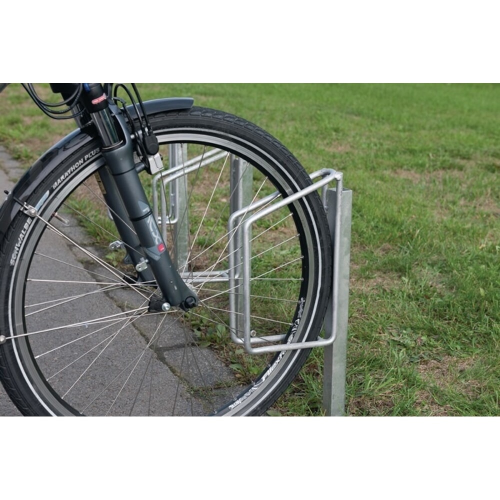 Illustration du produit: Arceau pour vélo WSM, nombre de supports vélo 1, 90° monolatéral galvanisé, à bétonner