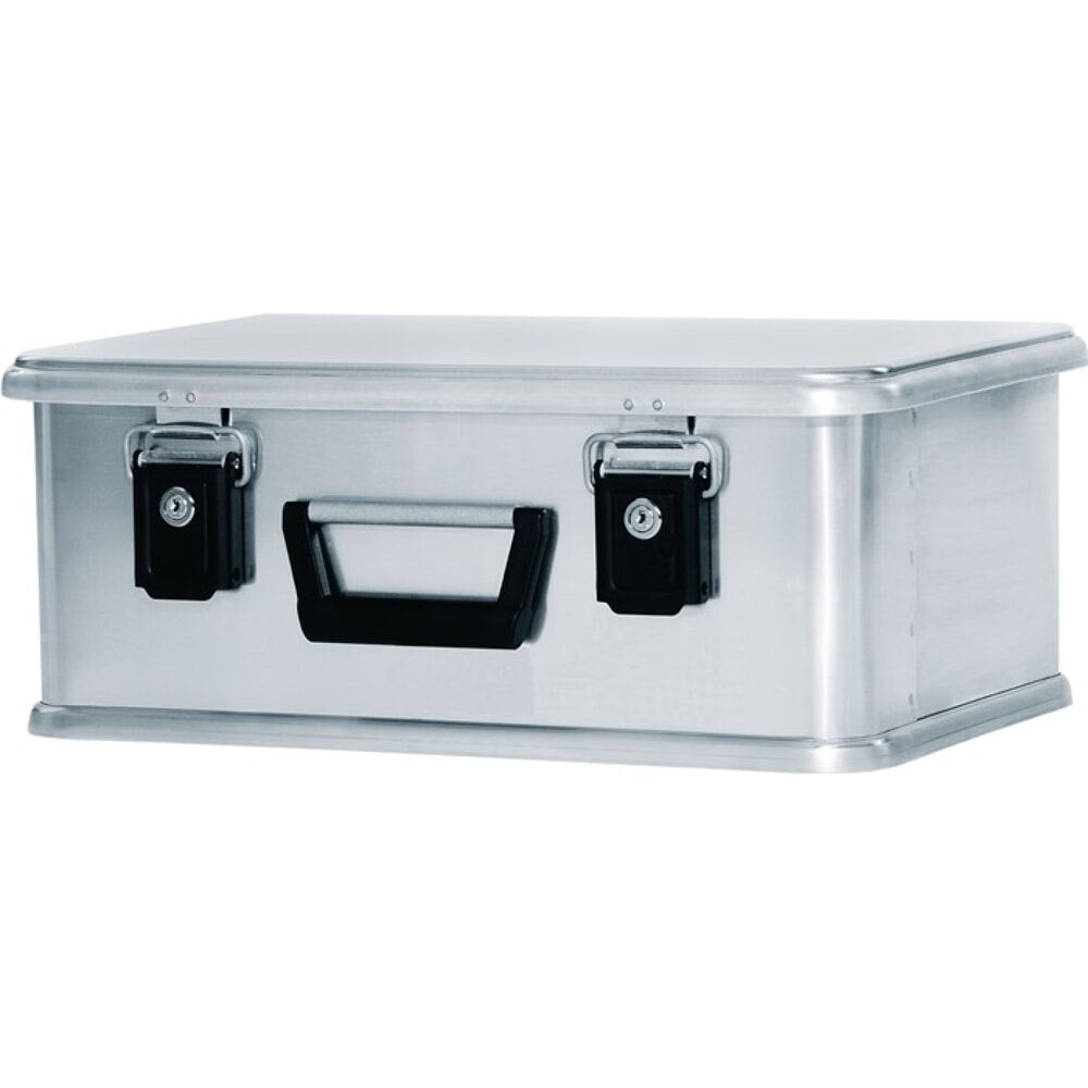 Illustration du produit: Caisse de transport en aluminium Mini XS ZARGES, avec fermeture à charnières, long. x larg. x haut. 500 x 340 x 200 mm, 24 litres
