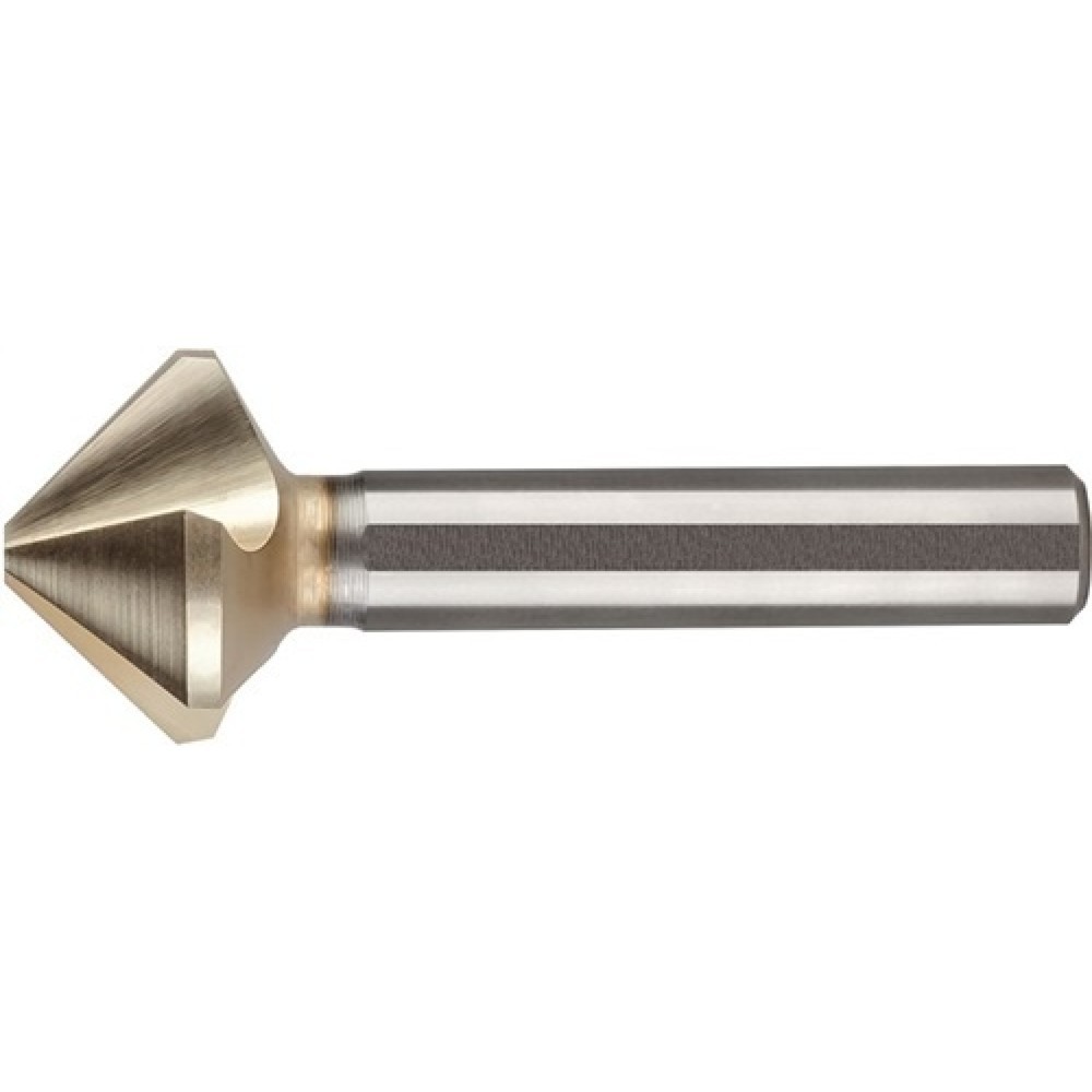 Illustration du produit: Foret aléseur EUC DIN 335 C 90 degr. D. nominal 6,3 mm HSS spécial tige à 3 face