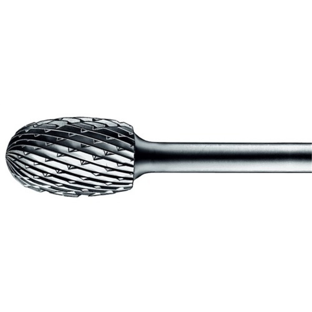 Fraise sur tige TRE D. 10 mm L. tête 16mm D. de la tige 6mm carbure engrènement Illustration du produit: Fraise sur tige TRE D. 10 mm L. tête 16mm D. de la tige 6mm carbure engrènement