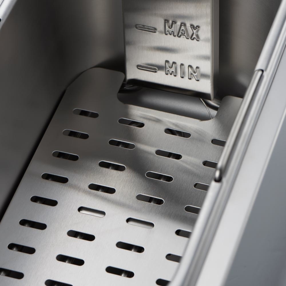 Produktabbildung Nr. 3: Friteuse double CATERINA Stalgast, 2 x 4 litres, 415 x 430 x 265 mm (L x P x H), 2 x 2 kW 230 V