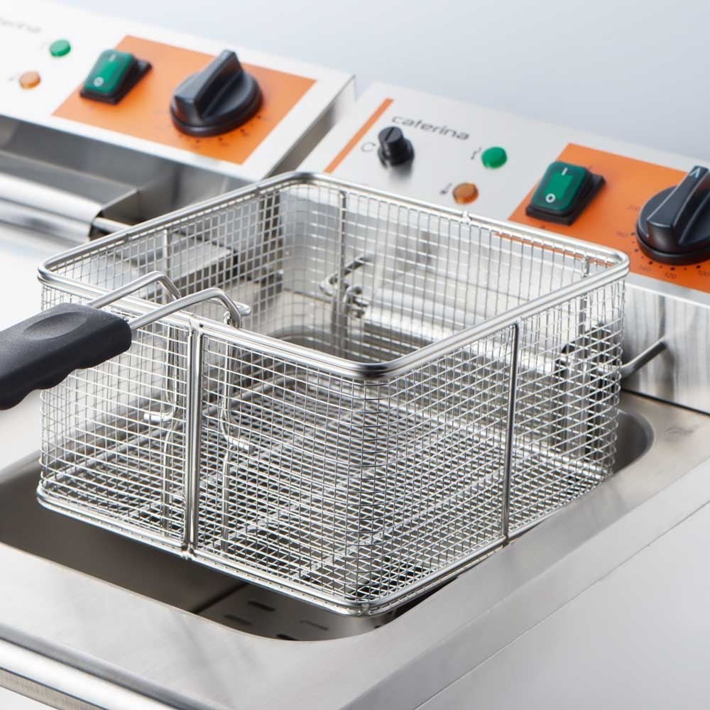 Produktabbildung Nr. 4: Friteuse double CATERINA Stalgast, 2 x 5 litres, 415 x 430 x 315 mm (L x P x H), 2 x 2 kW 230 V