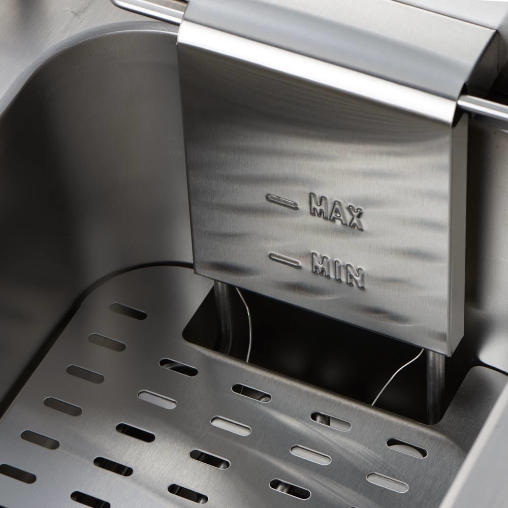 Produktabbildung Nr. 6: Friteuse double CATERINA Stalgast, 2 x 5 litres, 415 x 430 x 315 mm (L x P x H), 2 x 2 kW 230 V
