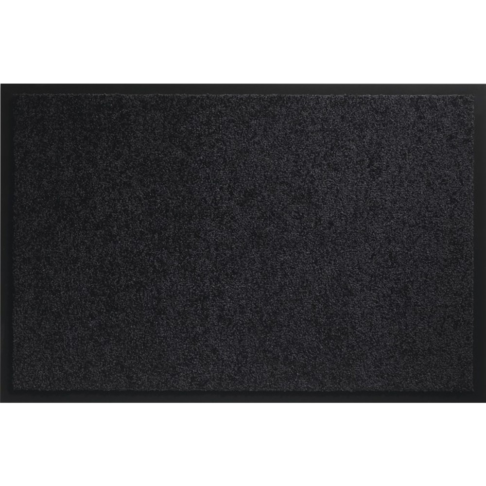 Produktabbildung: Fussmatte waschbar, L600xB900xS8mm, schwarz Polyamid