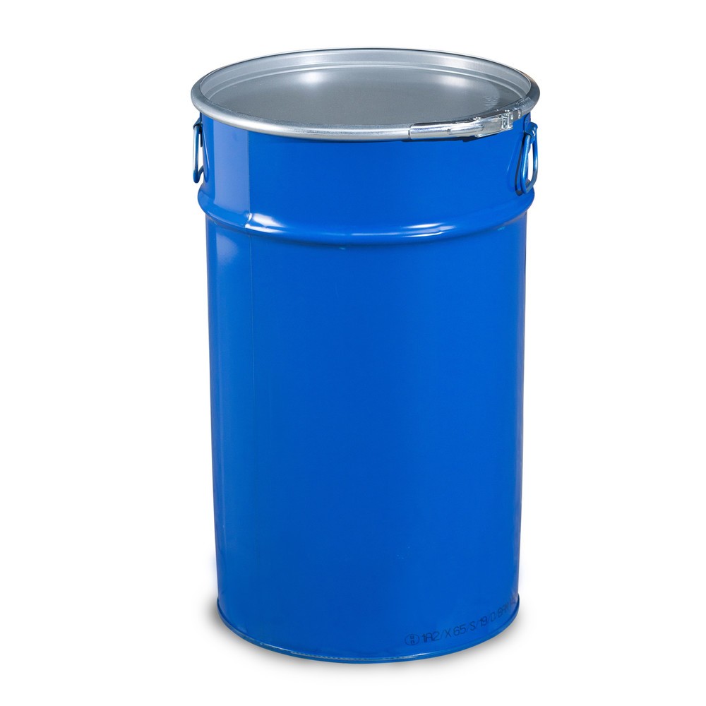 Produktabbildung Nr. 2: Fût à couvercle en acier, homologation ONU, intérieur brut, 60 l