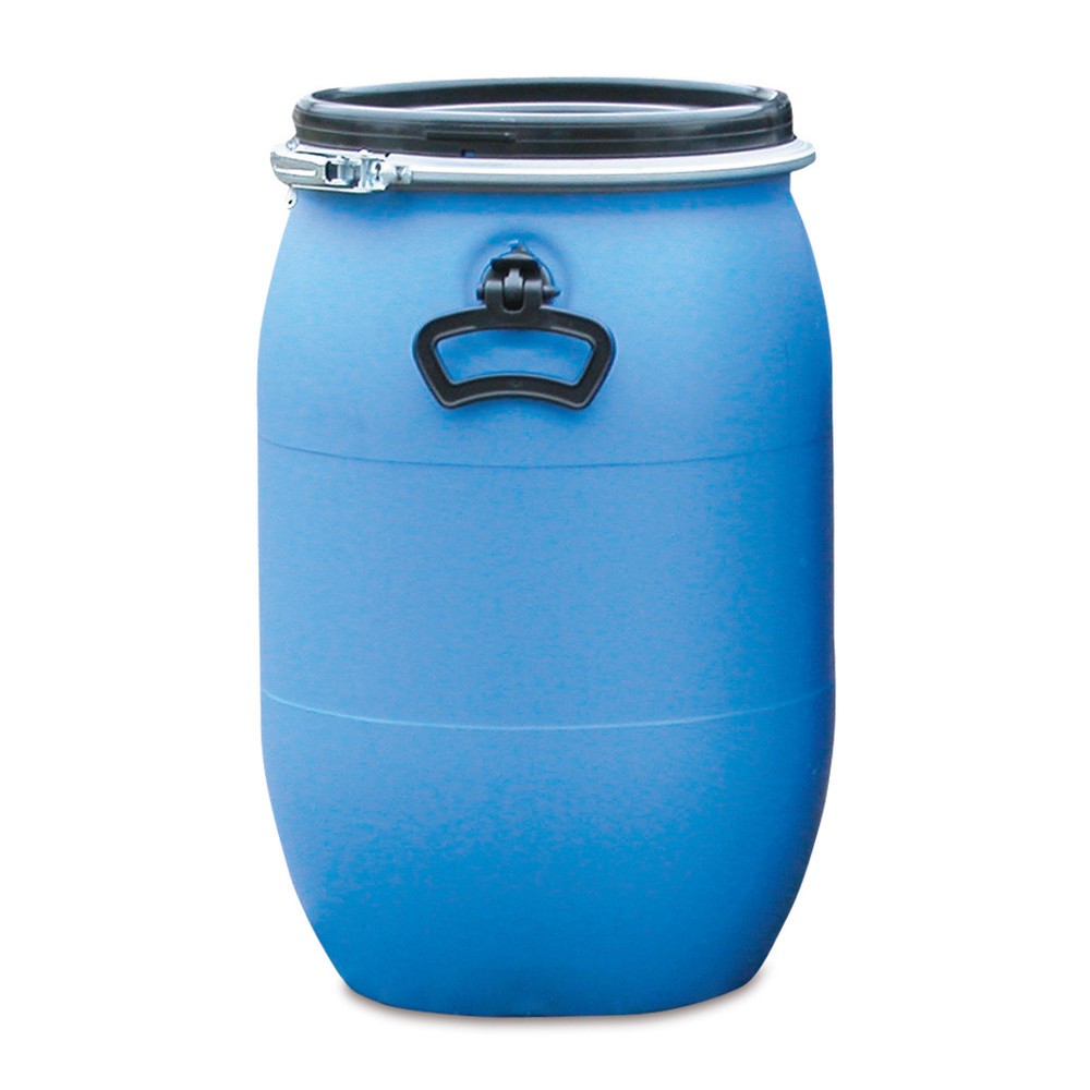 Illustration du produit: Couvercle de fût en PE avec anneau de serrage, 30 litres