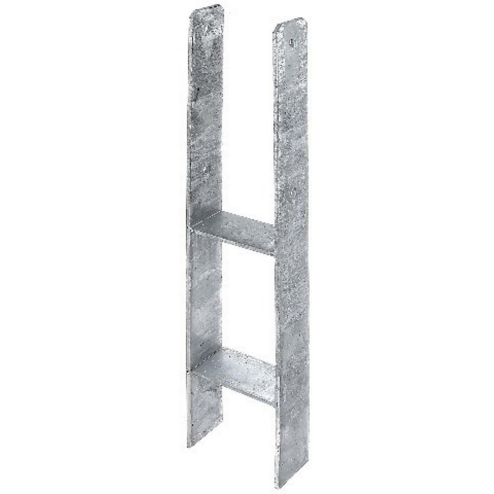 Illustration du produit: GAH H-Pfostenträger, Stahl roh feuerverzinkt, 101x300x600x60mm