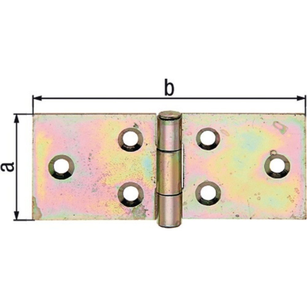 Illustration du produit: GAH Tischband, Stärke 1,5 mm Edelstahl, Höhe 121 mm B.offen35 mm