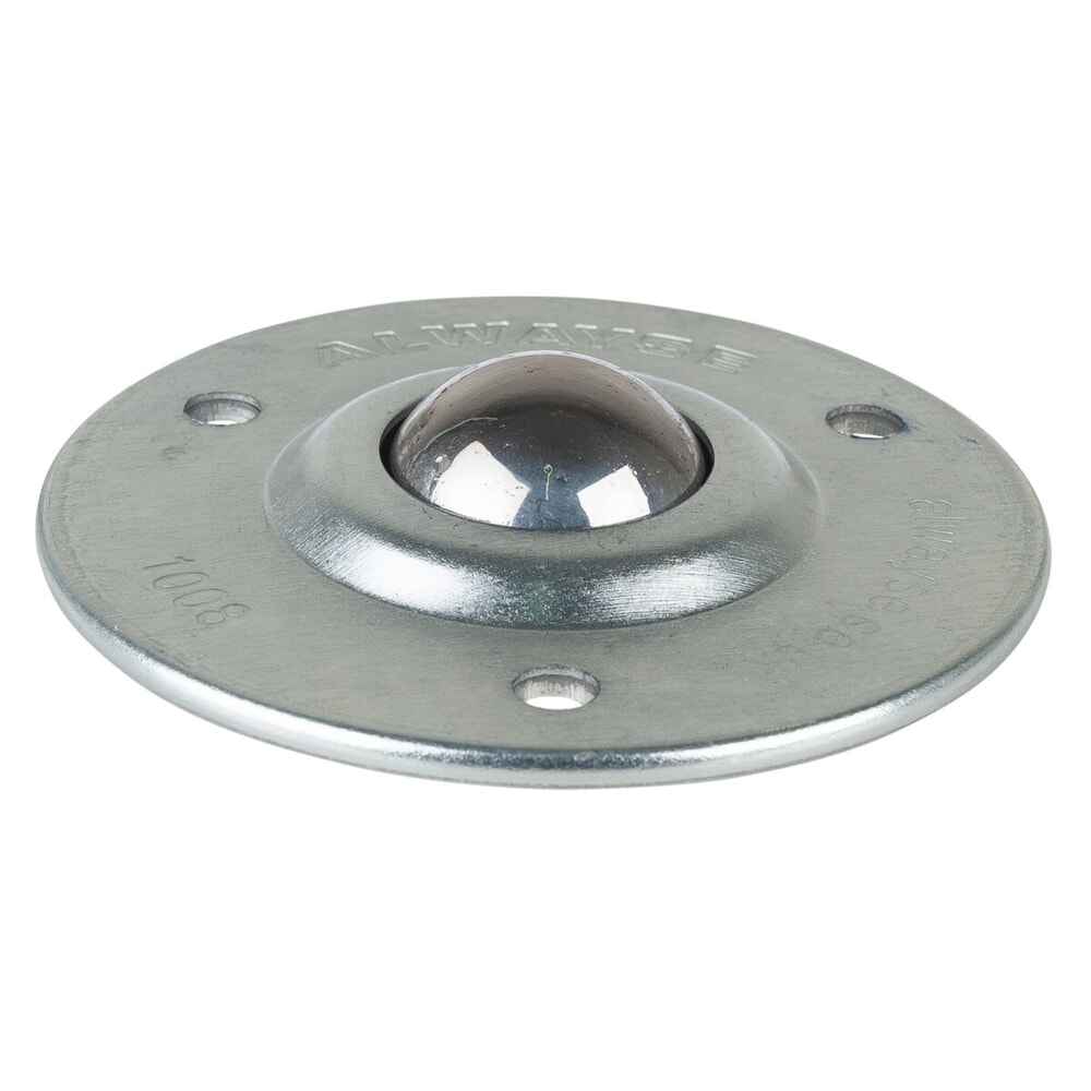 Produktabbildung Nr. 1: Galet sphérique avec orifice de montage, acier, Ø 25 mm, capacité de charge 55 kg