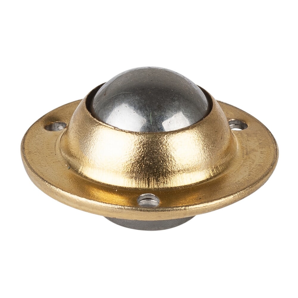 N° de l'image du produit 1 : Galet sphérique, acier, galvanisé, Ø 19 mm, capacité de charge 20 kg