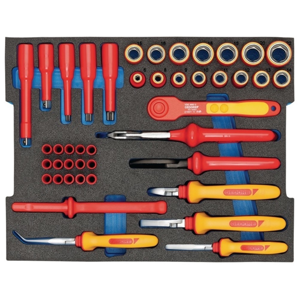 Produktabbildung Nr. 3: Assortiment d'outils 53 pièces dans L-BOXX® pour électricien GEDORE