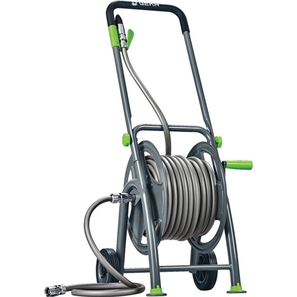 Produktabbildung: GEKA Schlauchwagen GEKA plus P25SST, pulv.Stahl, Anschlussgewinde 20,95 mm 1/2AG″ ″