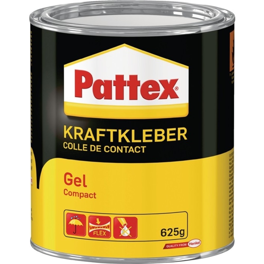 N° de l'image du produit 2 : Colle forte en gel Compact -40 degr. C à +70 degr. C 625 g boîte PATTEX