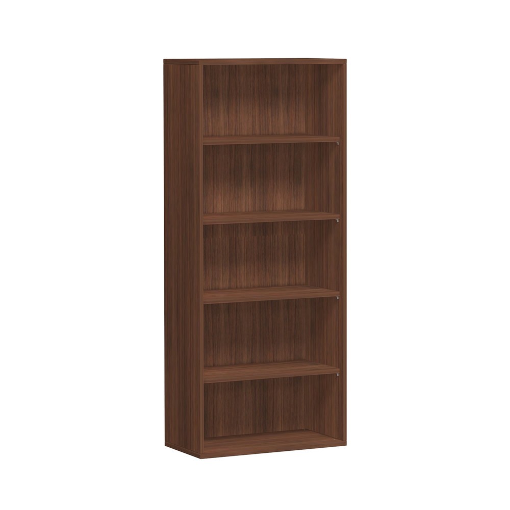 Produktabbildung: Geramöbel Büroregal Profi, 5 OH, Breite 800 mm, Nussbaum