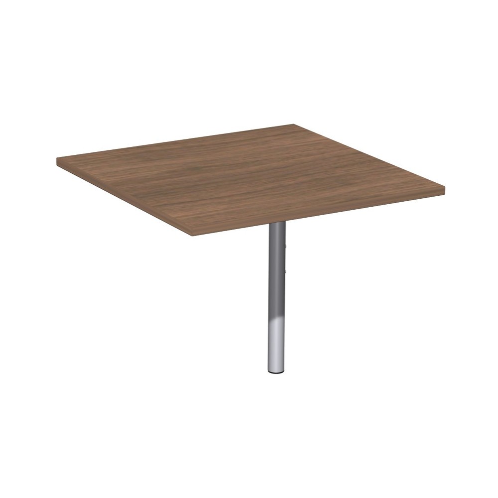 Produktabbildung Nr. 3: Geramöbel Verkettungsplatte Profi, BxT 800 x 800 mm, Nussbaum