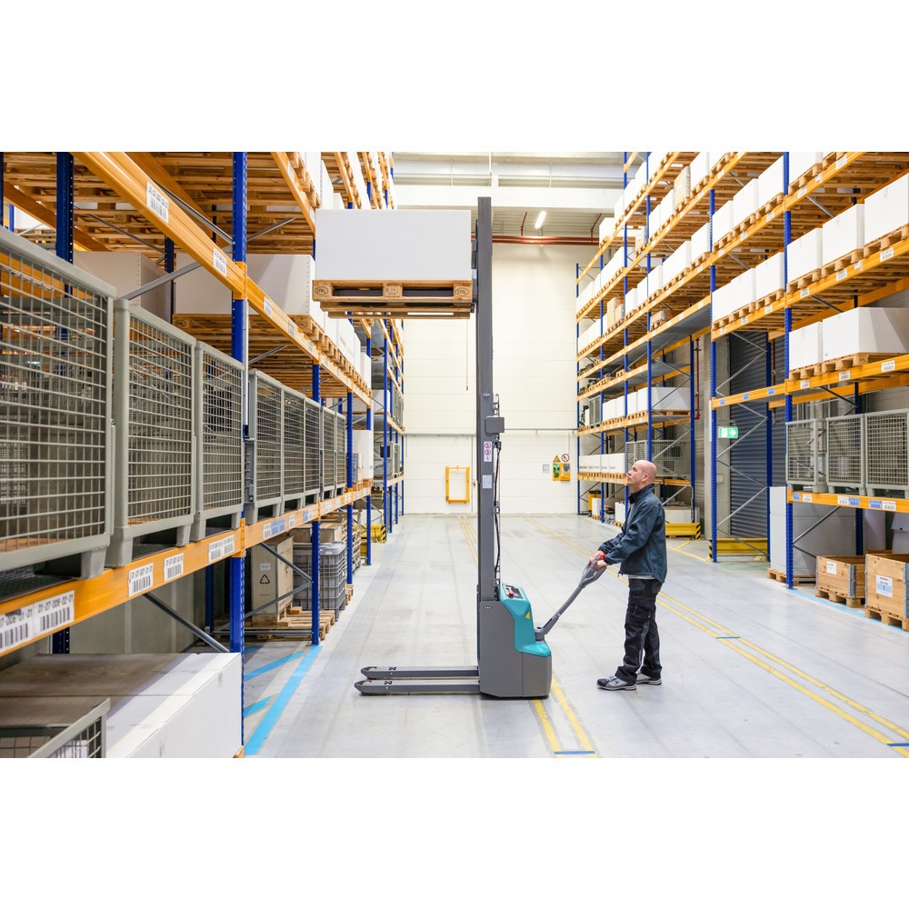 Produktabbildung Nr. 10: Gerbeur électrique Ameise® PSE 1.2, mât télescopique double, hauteur de levée 3 600 mm, capacité de charge 1 200 kg