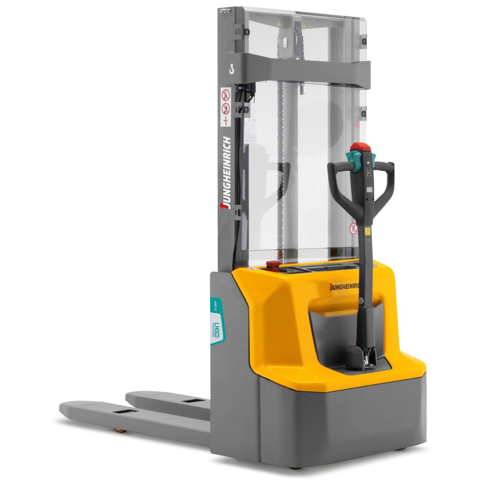 Produktabbildung Nr. 5: Gerbeur électrique Jungheinrich AMC 12, mât télescopique double, hauteur de levée 3 200 mm, capacité de charge 1 200 kg (CH)