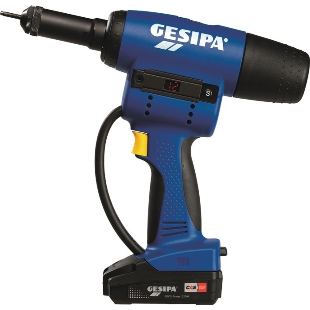 Illustration du produit: GESIPA Akkublindnietmutternsetzgerät FireBird® Pro, 10-teilig 15000 N, L-Boxx
