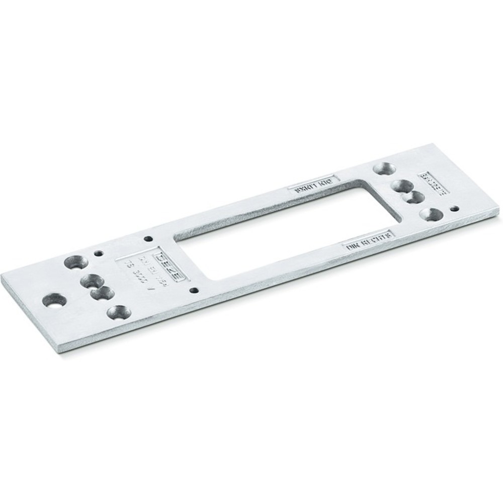 Illustration du produit: GEZE Montageplatte, passend für TS 3000, silber