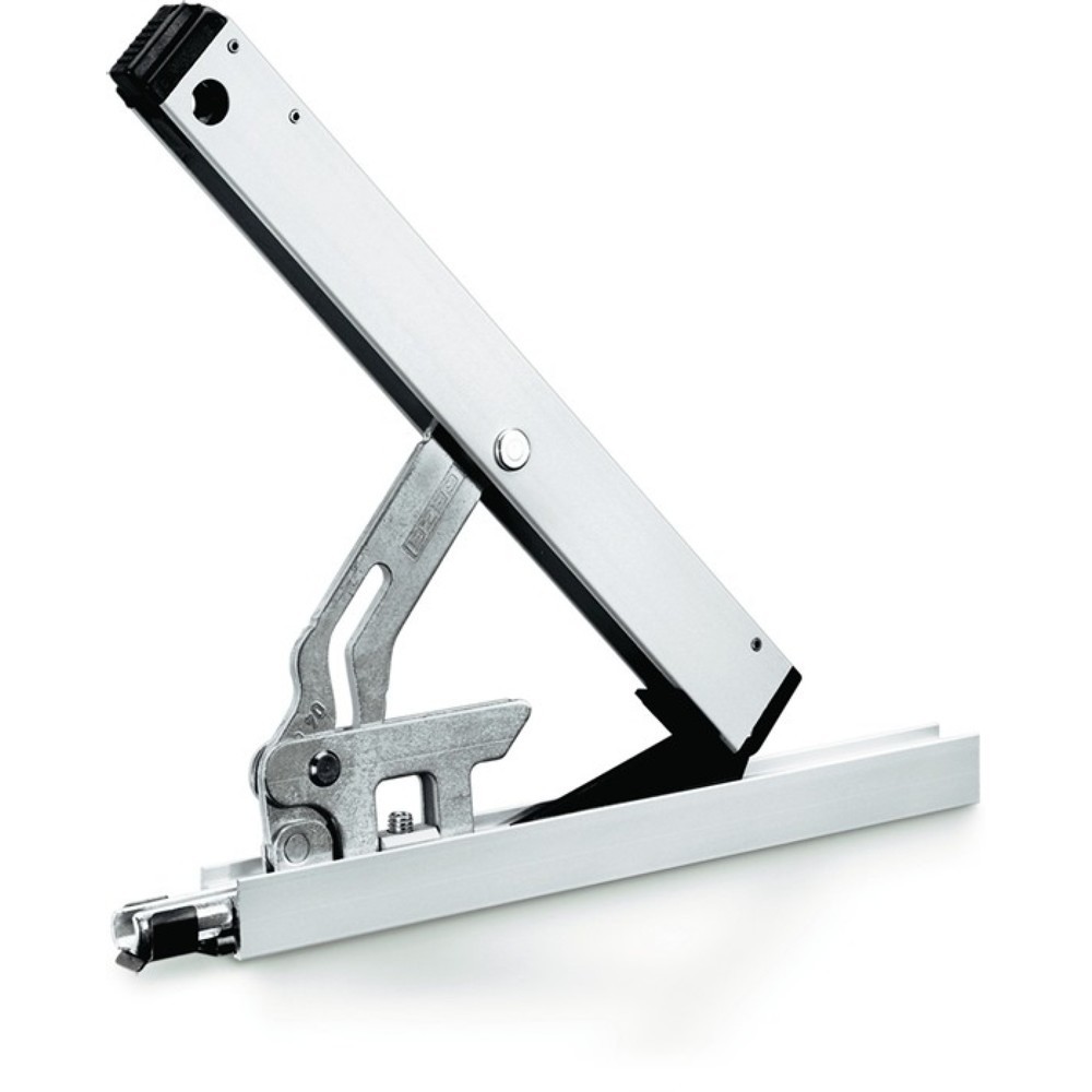 Produktabbildung: GEZE Schere OL 90, mit Aushängesperre und Flügelbock, weiss
