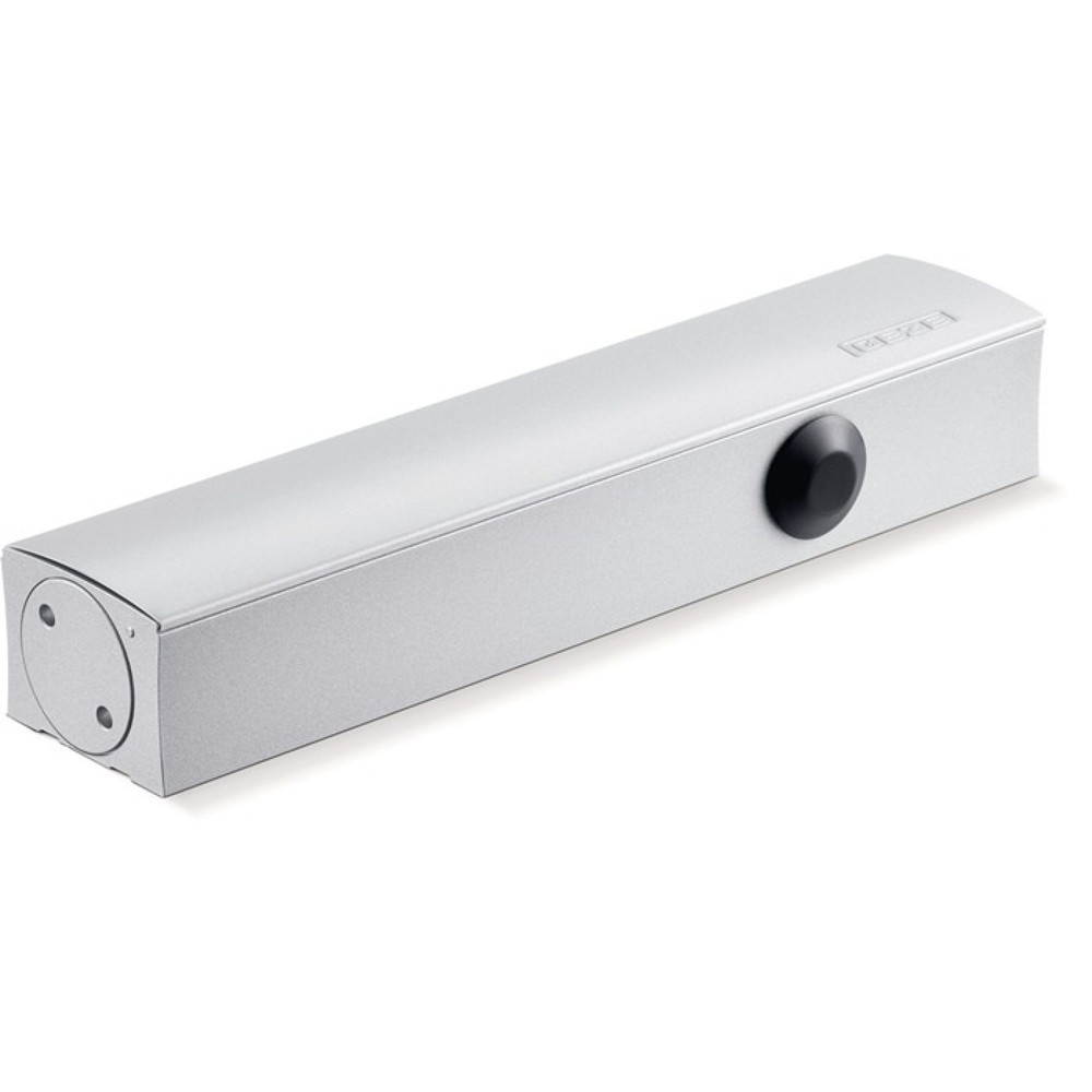 Produktabbildung: GEZE Türschliesser TS 5000, silber EN 2-6, Normalmontage Bandseite EN 2-6