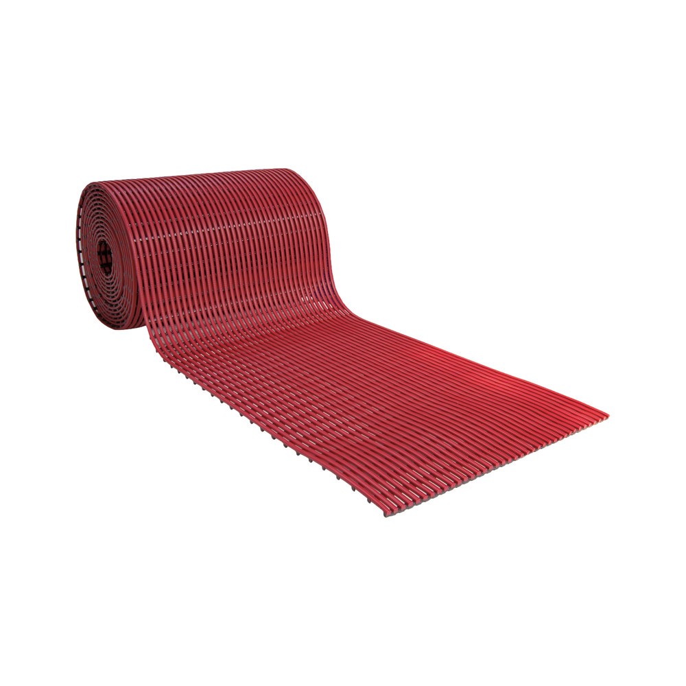 Produktabbildung: Gittermatte Heronrib 2000 Flex, PVC, Zuschnitt/lfm x 500mm, rot
