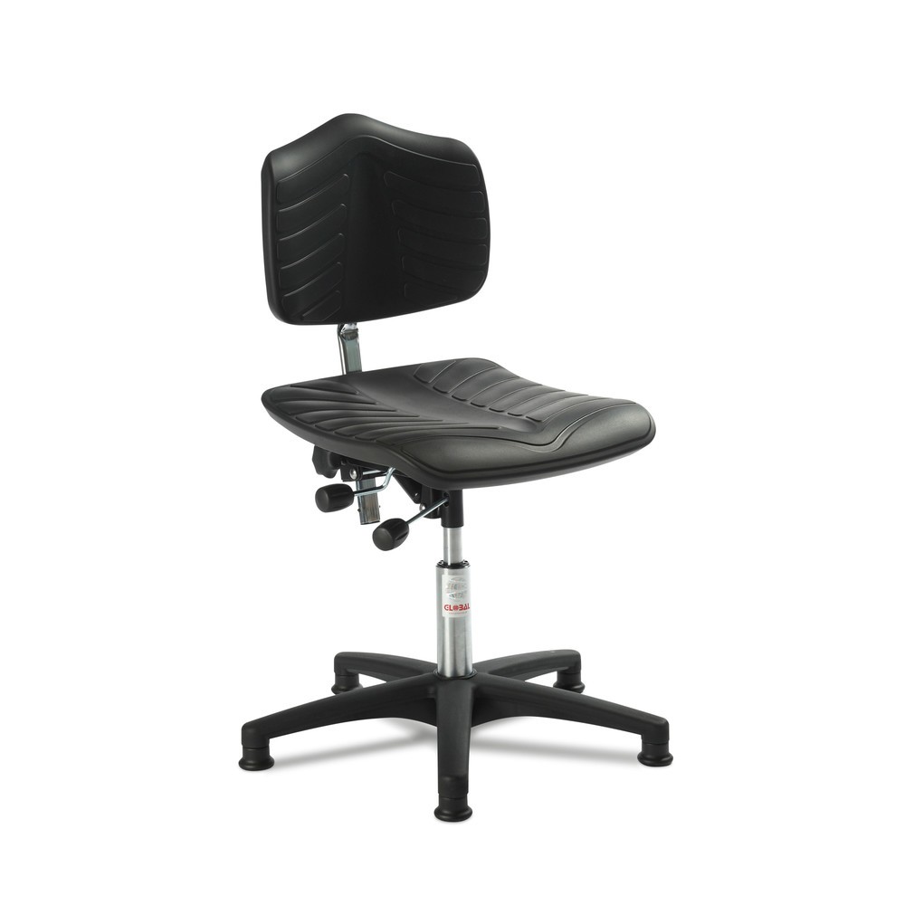 Produktabbildung Nr. 1: Global Stole A/S Arbeitsdrehstuhl Premium, Sitzhöhe 430-560 mm, Bodengleiter, Kunststoffbasis