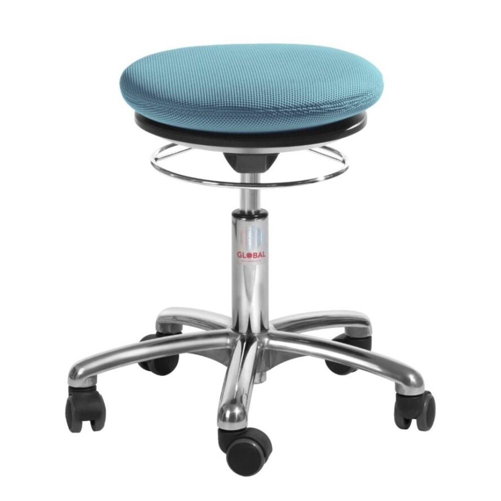 Produktabbildung Nr. 1: Global Stole A/S Hocker Pilates, 3D-Stoff, Sitzhöhe 430-560 mm, hellblau