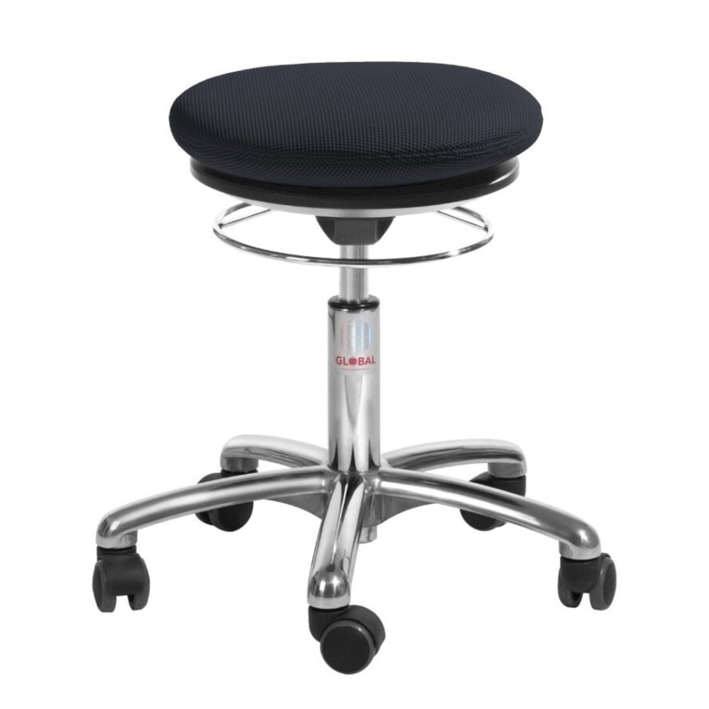 Produktabbildung Nr. 1: Global Stole A/S Hocker Pilates, 3D-Stoff, Sitzhöhe 430-560 mm, schwarz