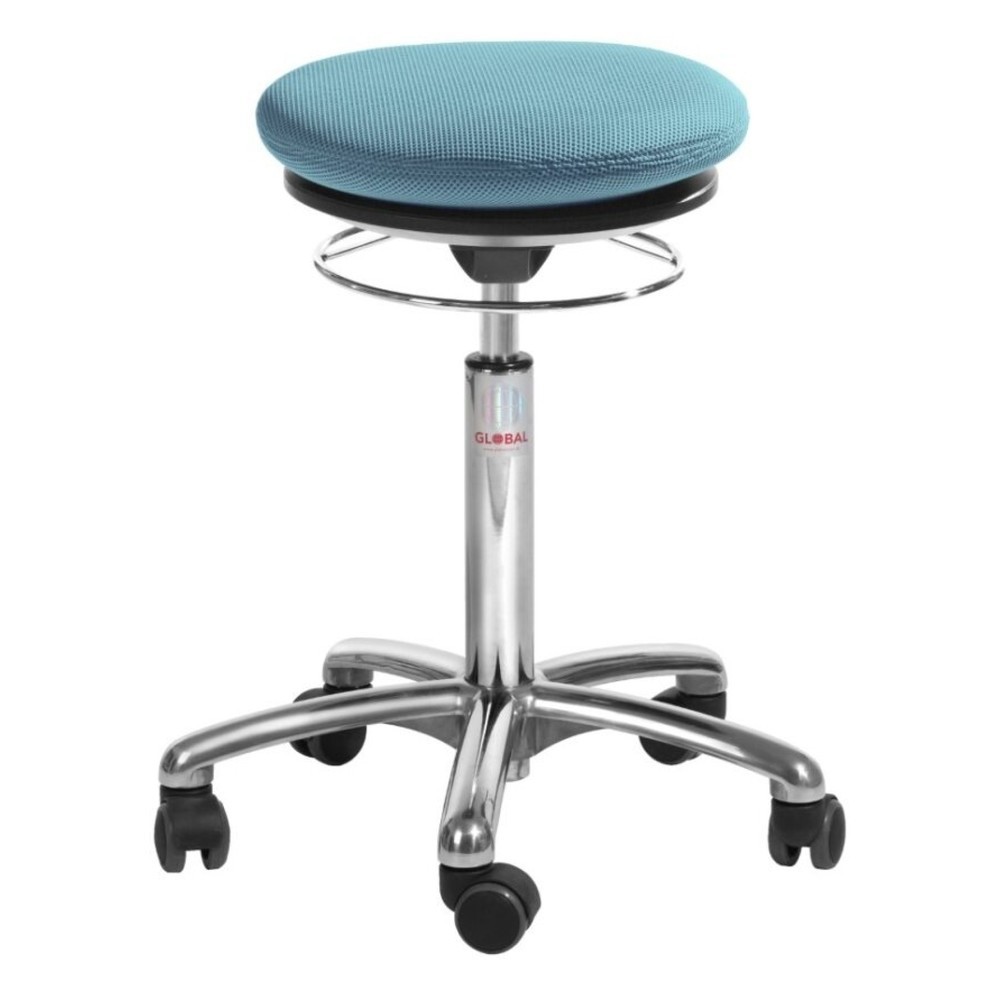 Produktabbildung Nr. 1: Global Stole A/S Hocker Pilates, 3D-Stoff, Sitzhöhe 520-710 mm, hellblau